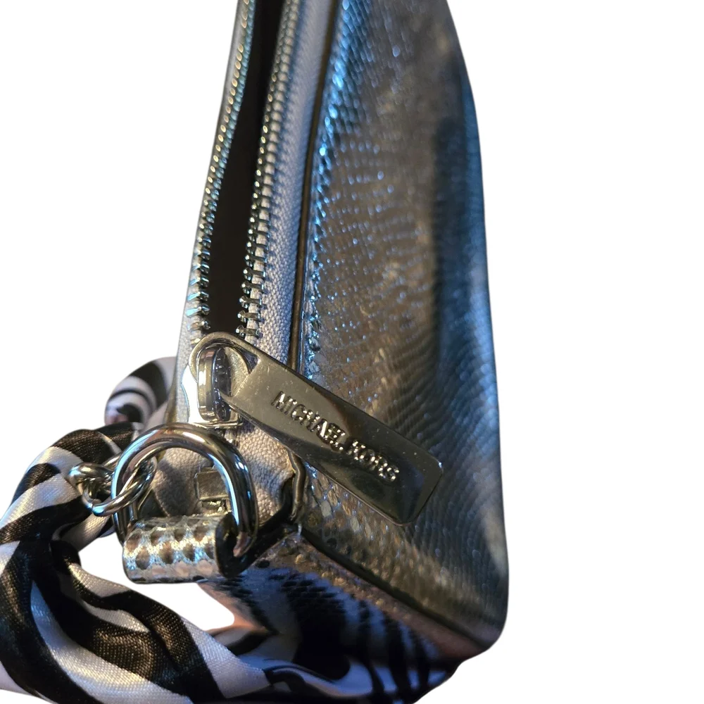 Michael Kors Silver Crossbody Bag